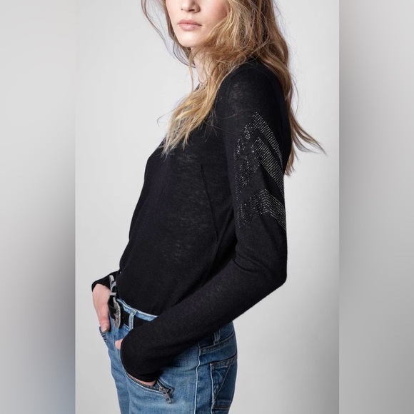 Zadig & Voltaire Tops - ZADIG & VOLTAIRE Miss Arrow Cashmere Sweater